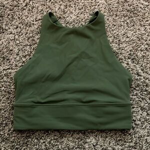 Lululemon high neck long line bra